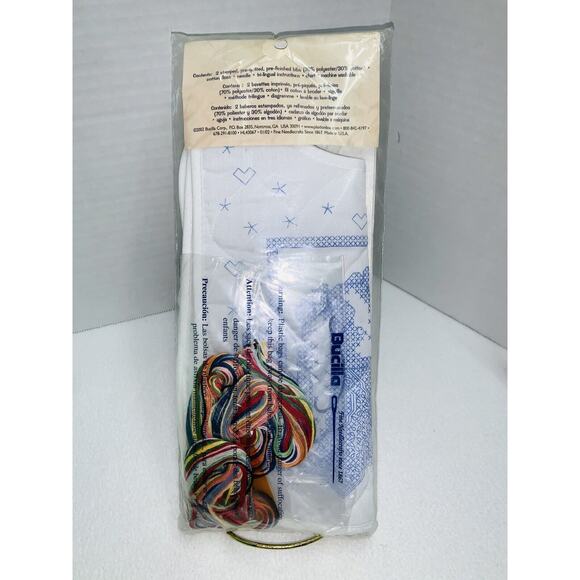 2 Bucilla Baby Bib Duck & Bunny Stamped Cross Stitch Kit 43067 Daisy Kingdom NEW - Picture 4 of 7